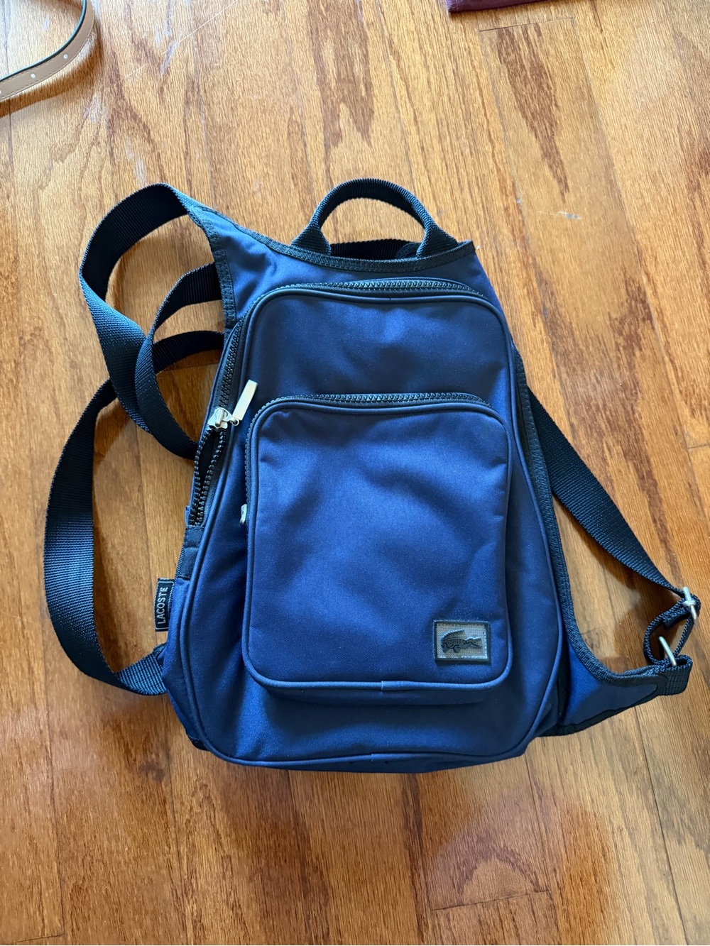 Lacoste Navy Blue Crossbody Sling Bag